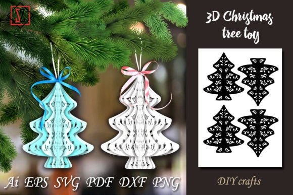 Download 3D Christmas Tree Toy_4 / DIY Crafts - Craft Collection
