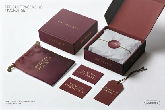 Download Product Packaging Mockup Set - Product packaging Collection