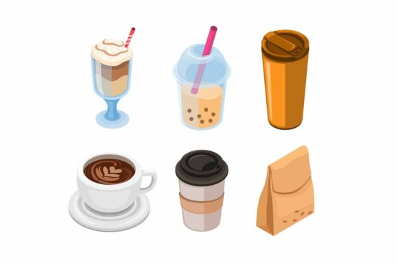 Download Coffee Shop Product Packaging Icon Set - Product packaging Collection