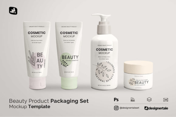 Download Beauty Product Packaging Set Mockup - Product packaging Collection