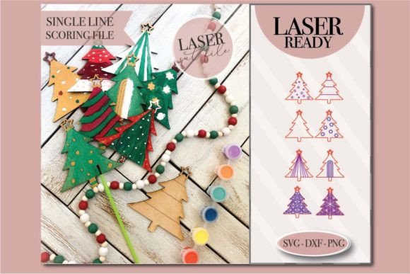 Download Christmas Tree Ornaments for DiY Craft Kits - Craft Collection