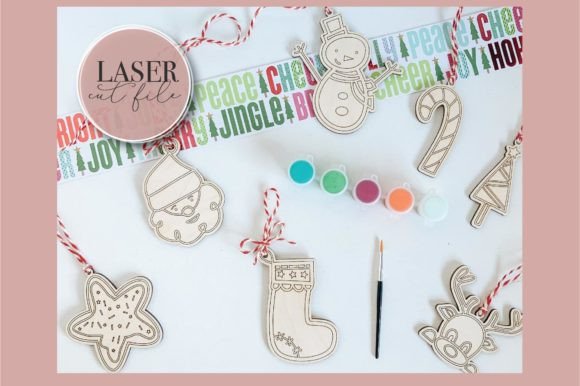 Download Christmas Ornaments for DiY Craft Kits - Craft Collection